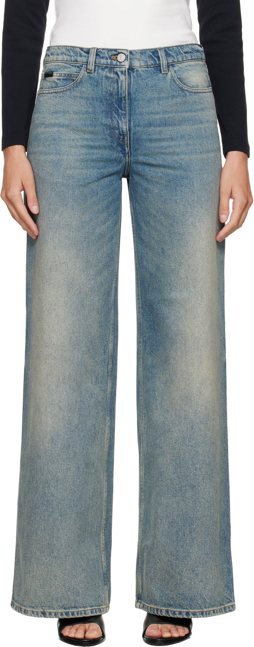 Jeans Courrèges Courrèges Hammer Baggy Jeans Sininen | VESDPA253DE0041