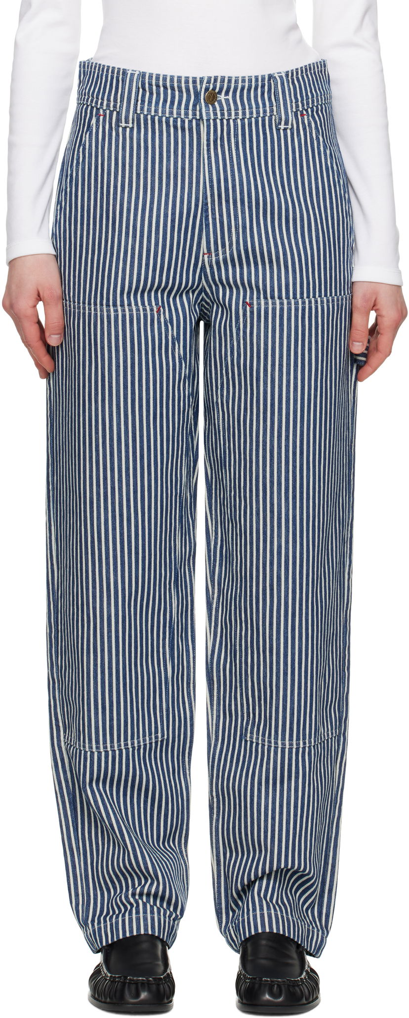 Housut A.P.C. A.P.C. Gustav Striped Jeans Sininen | COHHG-M08484