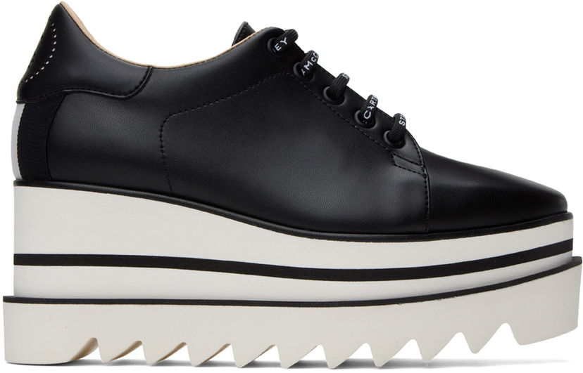Tennarit ja kengät Stella McCartney Elyse Platform Derbys Musta | 810078E00085