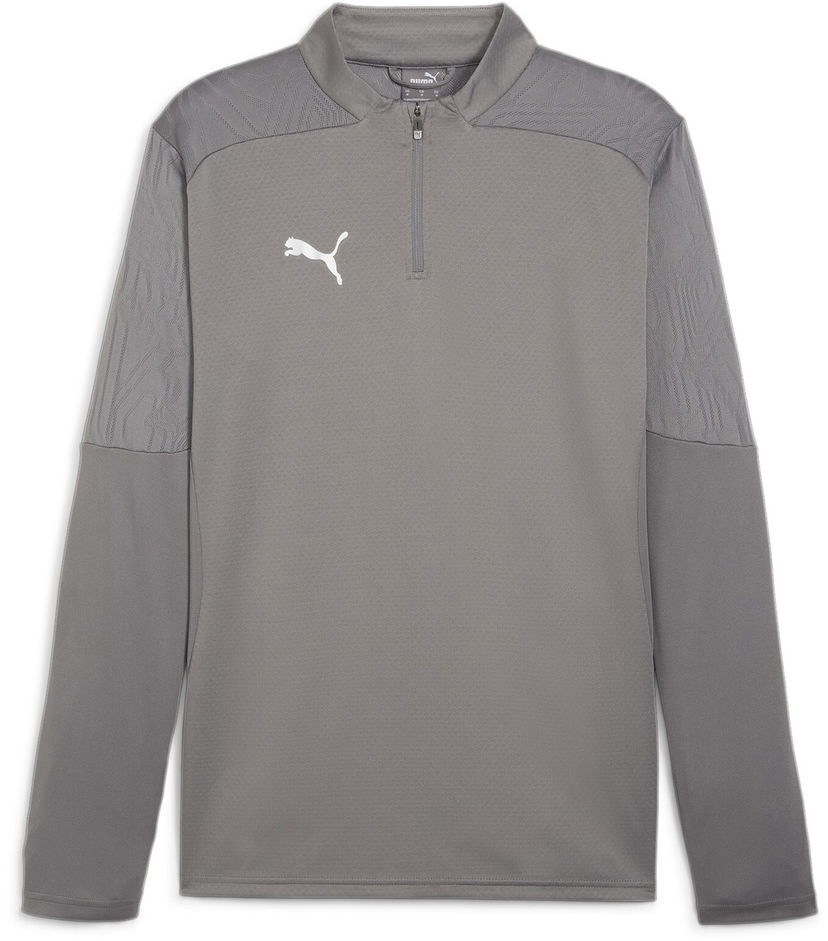 T-paita Puma teamFINAL Training 1/4 Zip Top Harmaa | 658551-13