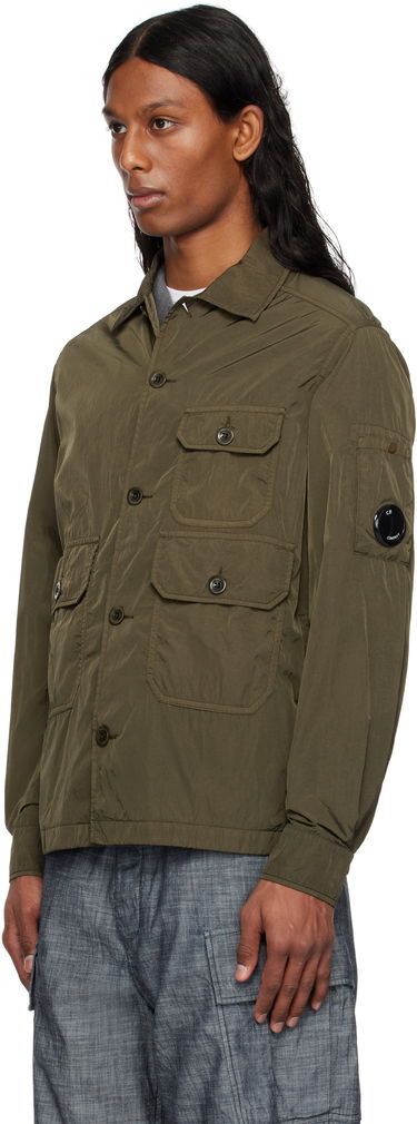 Tuulitakki C.P. Company C.P. Company Chrome-R Overshirt Vihreä | 18CMOS013A-005904G, 3