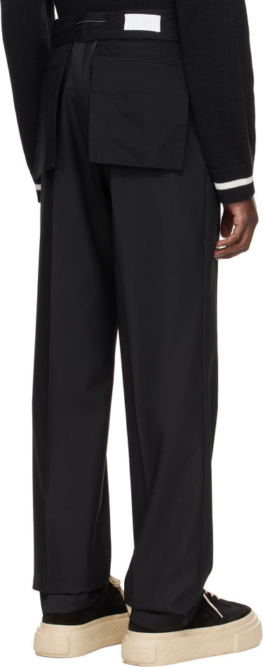 Housut Maison Margiela MM6 Maison Margiela Creased Trousers Musta | SH0KA0035 M35227, 2