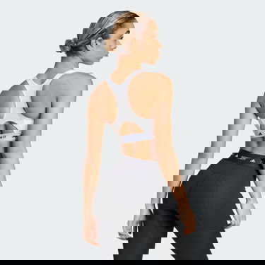 Rintaliivit adidas Performance TECHFIT Medium Support Elastic Sports Bra Valkoinen | JG3961, 1