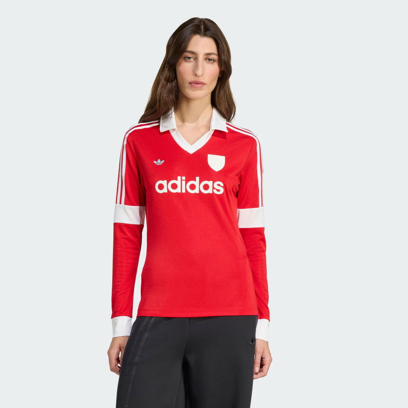 Jersey adidas Performance Long Sleeve Soccer Jersey Punainen | JW0272