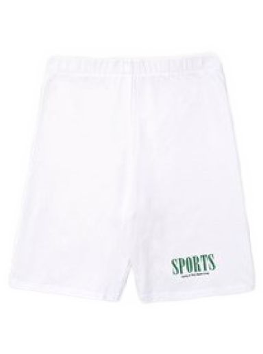 Shortsit Sporty & Rich Sports Biker Short Valkoinen | SH301WH