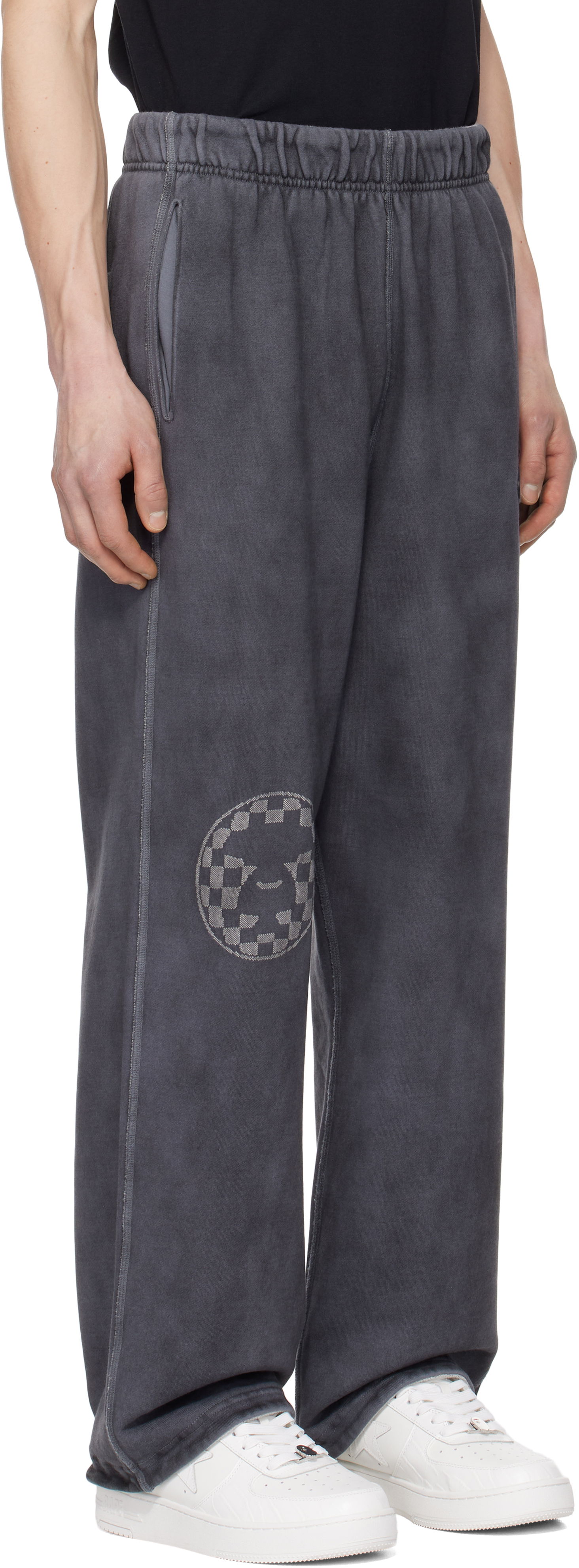 Verryttelyhousut AAPE by A Bathing Ape AAPE by A Bathing Ape AAPE Main Reversible Sweatpants Harmaa | AAPPTMB645XXNBKL, 1