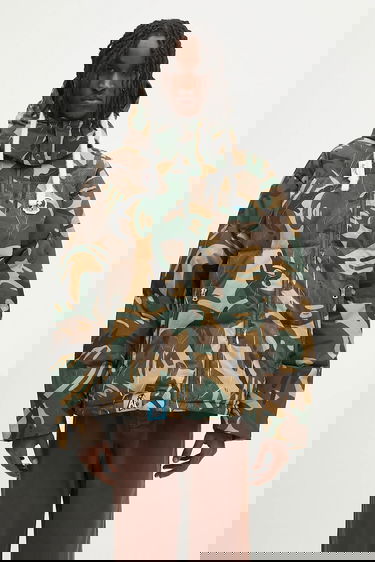 Puffer takki AAPE by A Bathing Ape AAPE Main Down Jacket Vihreä | AAPDNM7665XAN, 0