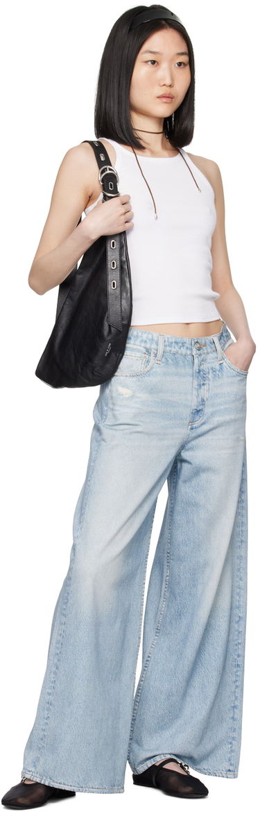 Jeans rag & bone rag & bone Miramar Sofie Ankle Wide-Leg Trousers Sininen | WCW24S70078207, 3