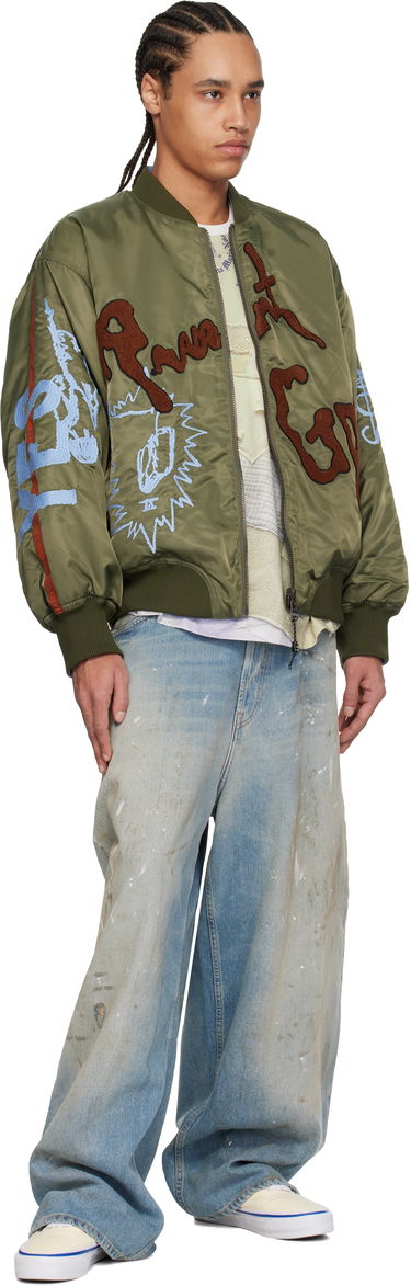 Bomber-takki Perks And Mini Perks and Mini Martine Syms Edition 'Present Goo' Reversible Jacket Vihreä | 39197, 3