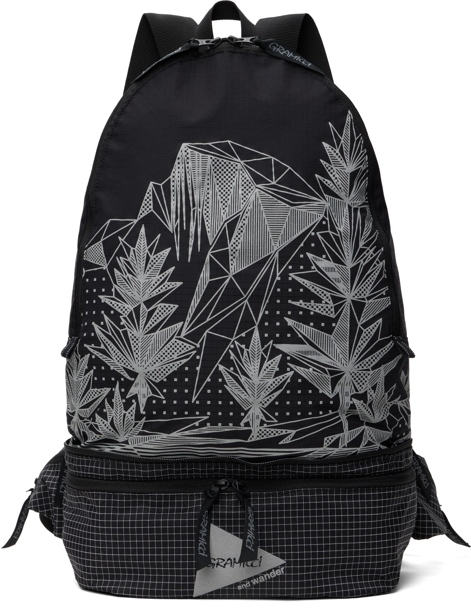Reppu and wander Gramicci Edition 2-Way Ripstop Backpack Musta | GAC5-S3014, 0