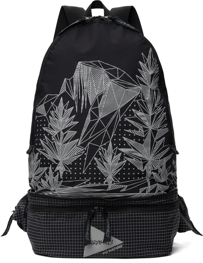 Reppu and wander Gramicci Edition 2-Way Ripstop Backpack Musta | GAC5-S3014