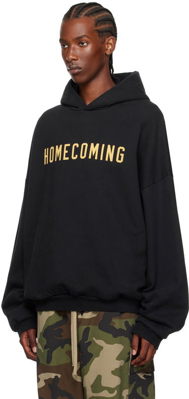 Huppari Fear of God Heavyweight Hoodie With Logo Print Musta | 192BT244810F, 3