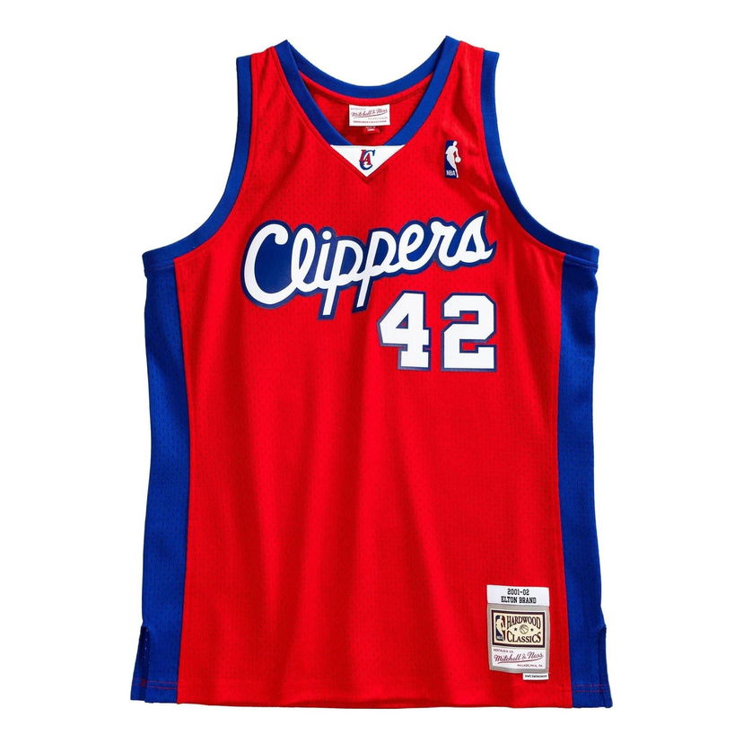 Jersey Mitchell & Ness NBA Swingman Jersey Los Angeles Clippers Elton Brand Punainen | SMJYSB19037-LACSCAR01EBR