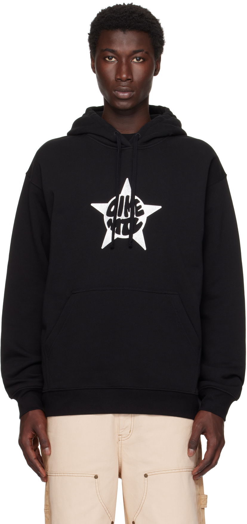Huppari Dime Dime Star Hoodie Musta | DIMESU2546BLK