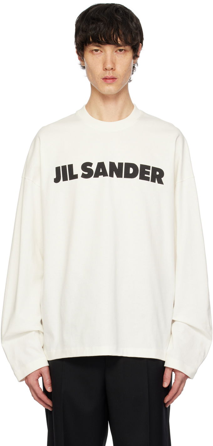T-paita Jil Sander Printed T-Shirt Valkoinen | J22GC0136_J45148