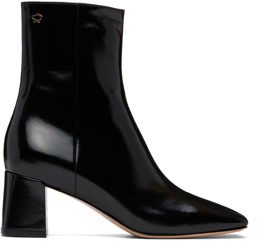 Tennarit ja kengät Gianvito Rossi Freeda Leather Ankle Boots Musta | G73028-55RIC-NUI