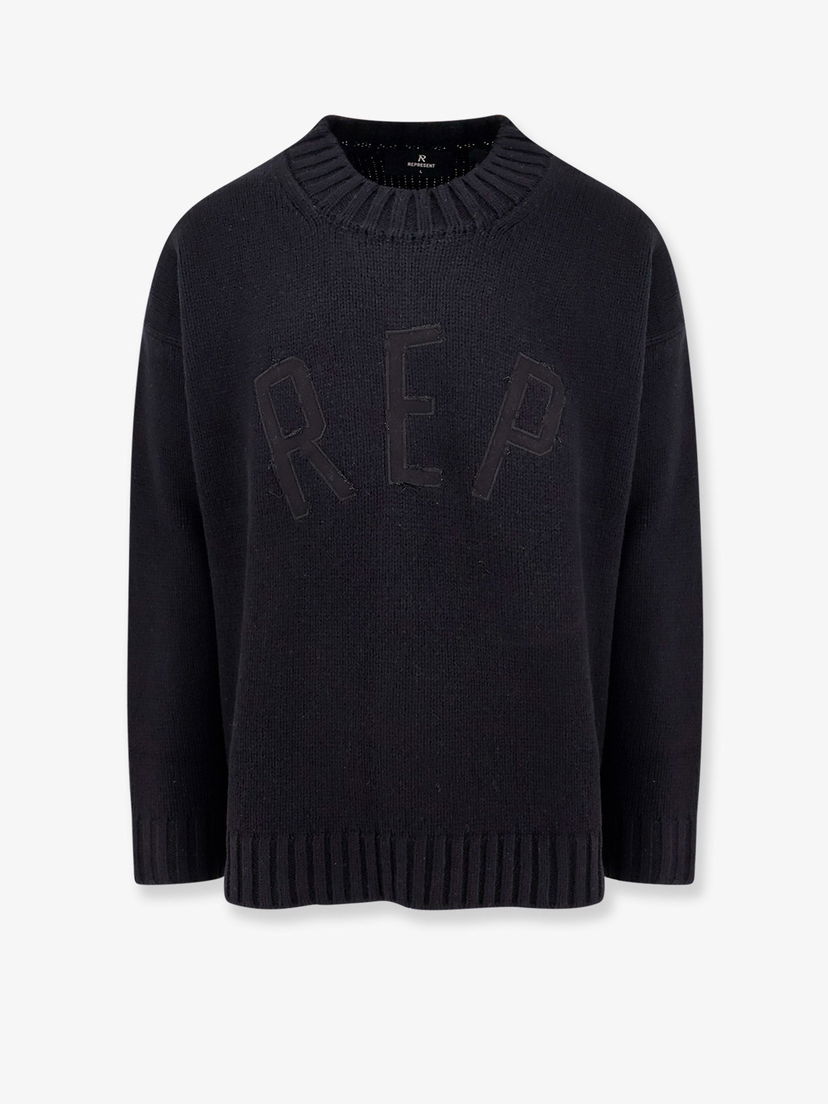 Villapaita Represent Clo Sweater Crewneck Sininen | MLM3177001