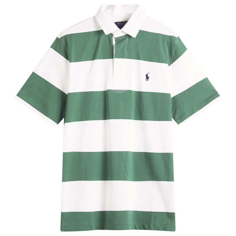 Poolopaita Polo by Ralph Lauren Ralph Lauren Short Sleeve Rugby Polo Shirt, Large Vihreä | 710964538002