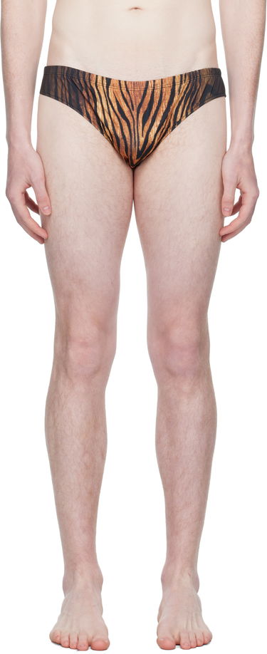 Uimapuvut Jean Paul Gaultier Jean Paul Gaultier 'The Wood' Swim Briefs Ruskea | 25/03-M-SW072-J009P-0060, 0