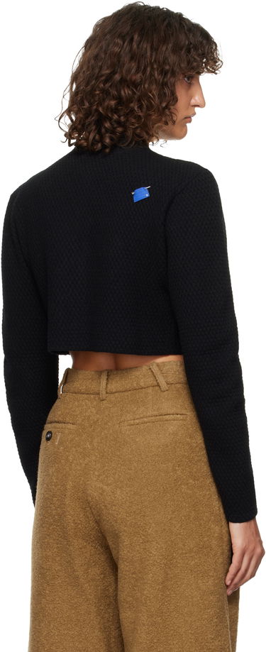 Villapaita ADER ERROR Cropped Buttoned Cardigan Musta | BN01FWKT0701BK, 2