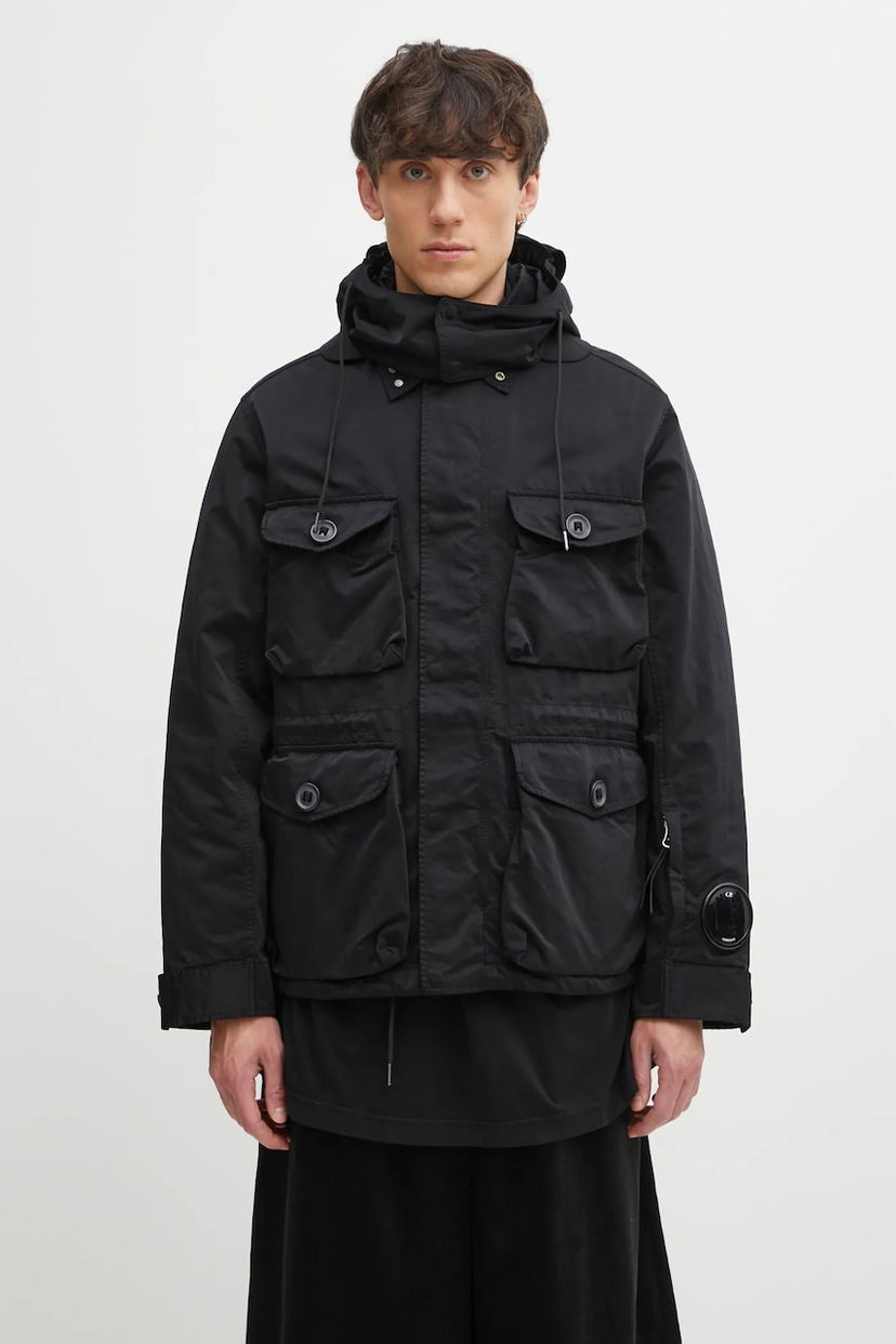 Parka C.P. Company Winter Hooded Multi-Pocket Down Jacket Musta | 19CMOW188A110089G