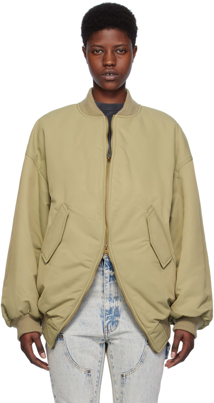 Bomber-takki We11done Padded Bomber Jacket Vihreä | WD-JP0-24-117-U-KK