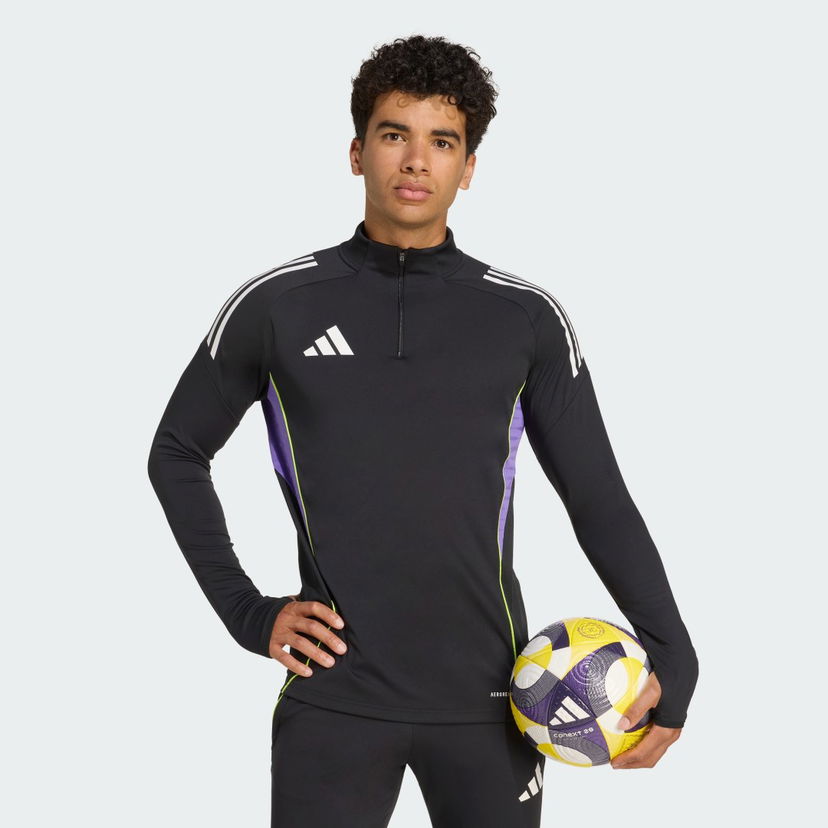 Huppari adidas Performance Tiro 25 Competition Training 1/4 Zip Top Musta | JW4350
