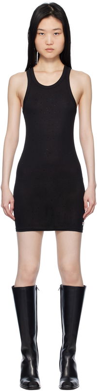 Alexander Wang Crystal Racer Tank Mini Dress