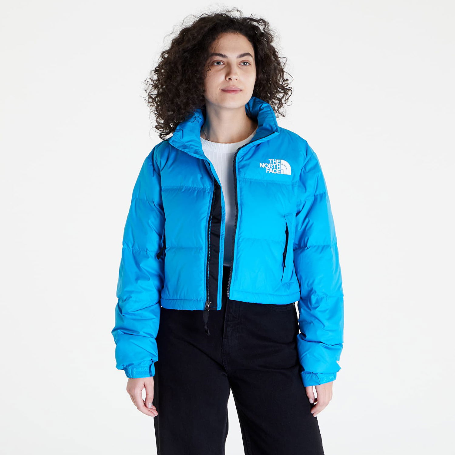 Puffer takki The North Face Nuptse Short Jacket Sininen | NF0A5GGEJA71, 0