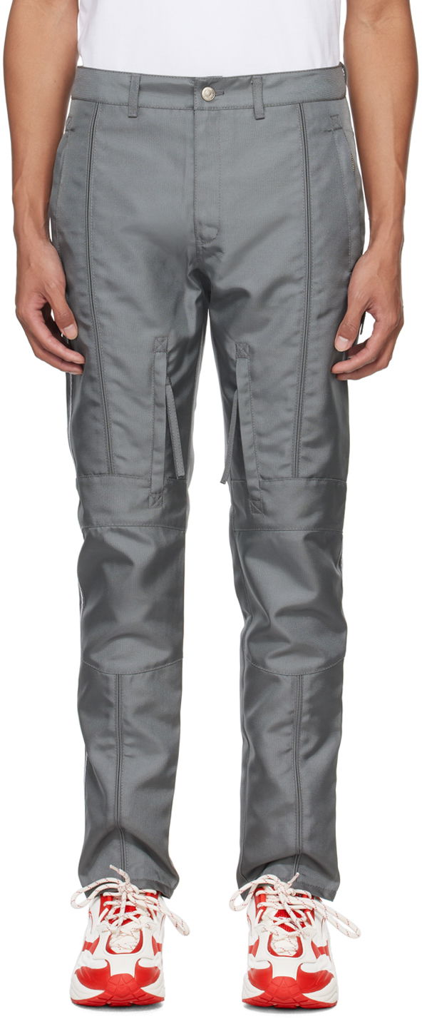 Cargo housut Kanghyuk Stitched Cargo Trousers Harmaa | PA24SST05, 0