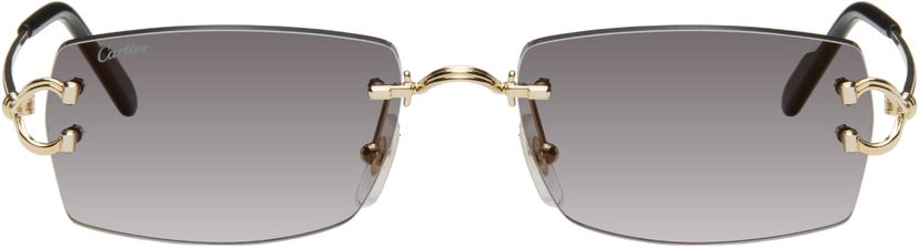 Aurinkolasit Cartier Cartier 'Décor C Classique' Sunglasses Harmaa | CT0550S-001