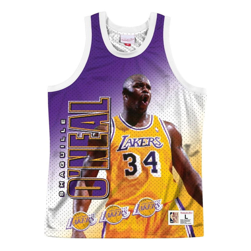 Tankkitoppi Mitchell & Ness Mitchell & Ness NBA Los Angeles Lakers Shaquille O'Neal Jersey Violetti | MSTKMI19002-LALWHITSON
