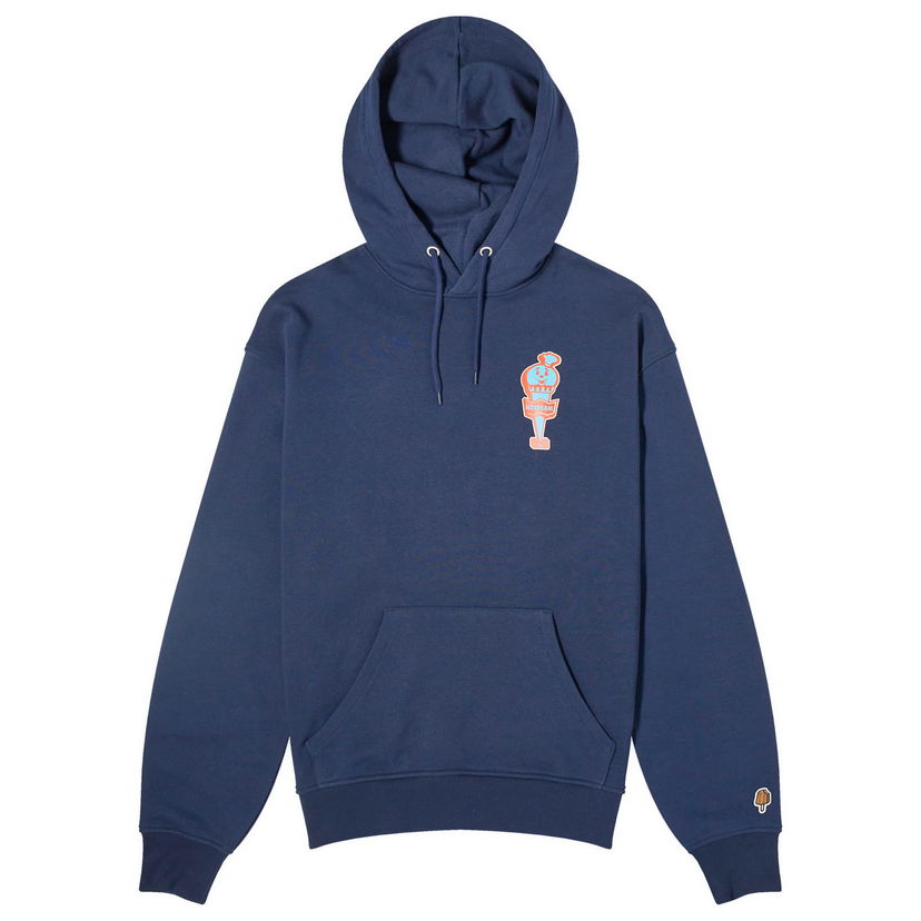 Huppari BBC IceCream ICECREAM We Serve It Best Hoodie, Size Small Tummansininen | IC24230-BL