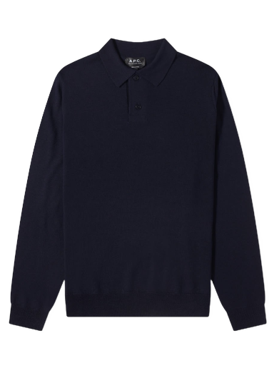 Poolopaita A.P.C. Jerry Polo Knit Tummansininen | WVAWM-H23593-IAK