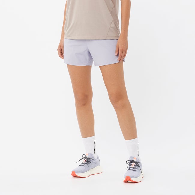 Shortsit Salomon Shakeout Core 4" Running Shorts Violetti | LC2451600
