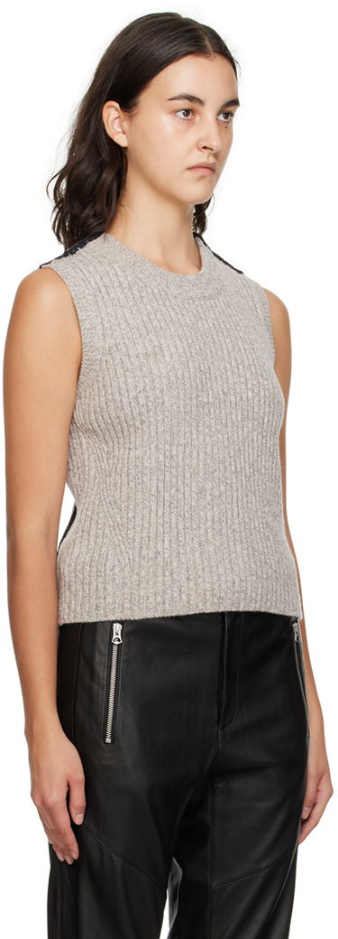 Villapaita rag & bone Ingrid Knit Vest Harmaa | WAS23F044FS44, 1