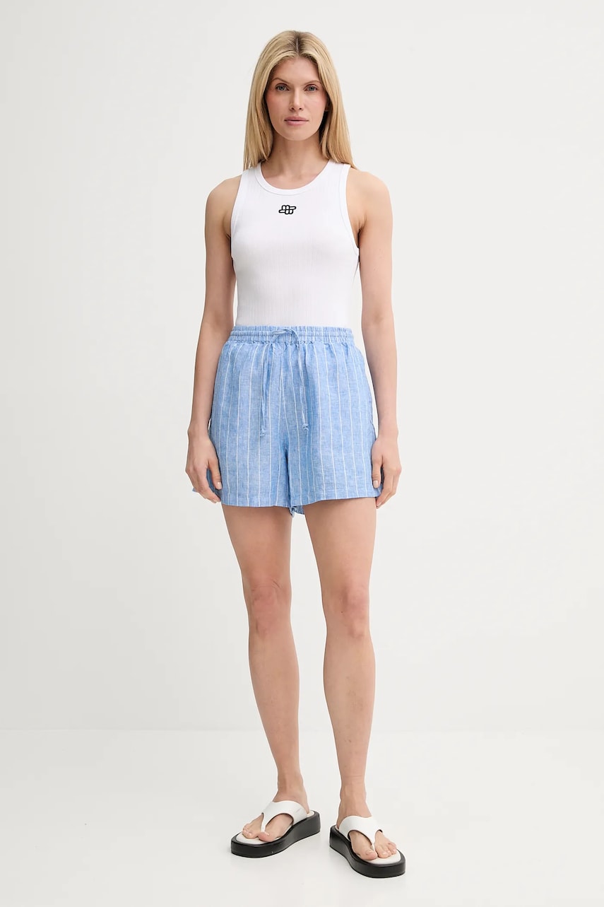Shortsit Samsoe Samsoe Samsoe Samsoe MAREN High Waist Shorts Sininen | F23900001, 1