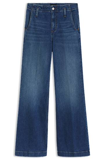 Jeans BOSS Fit-and-Flare Stretch Denim Jeans Sininen | 50542553