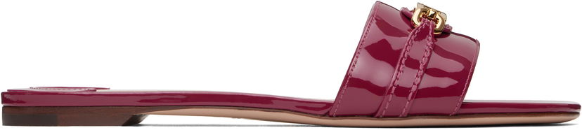 Kengänhoito Tom Ford TOM FORD Patent Leather Buckle Slides Violetti | W3526-LCL072G
