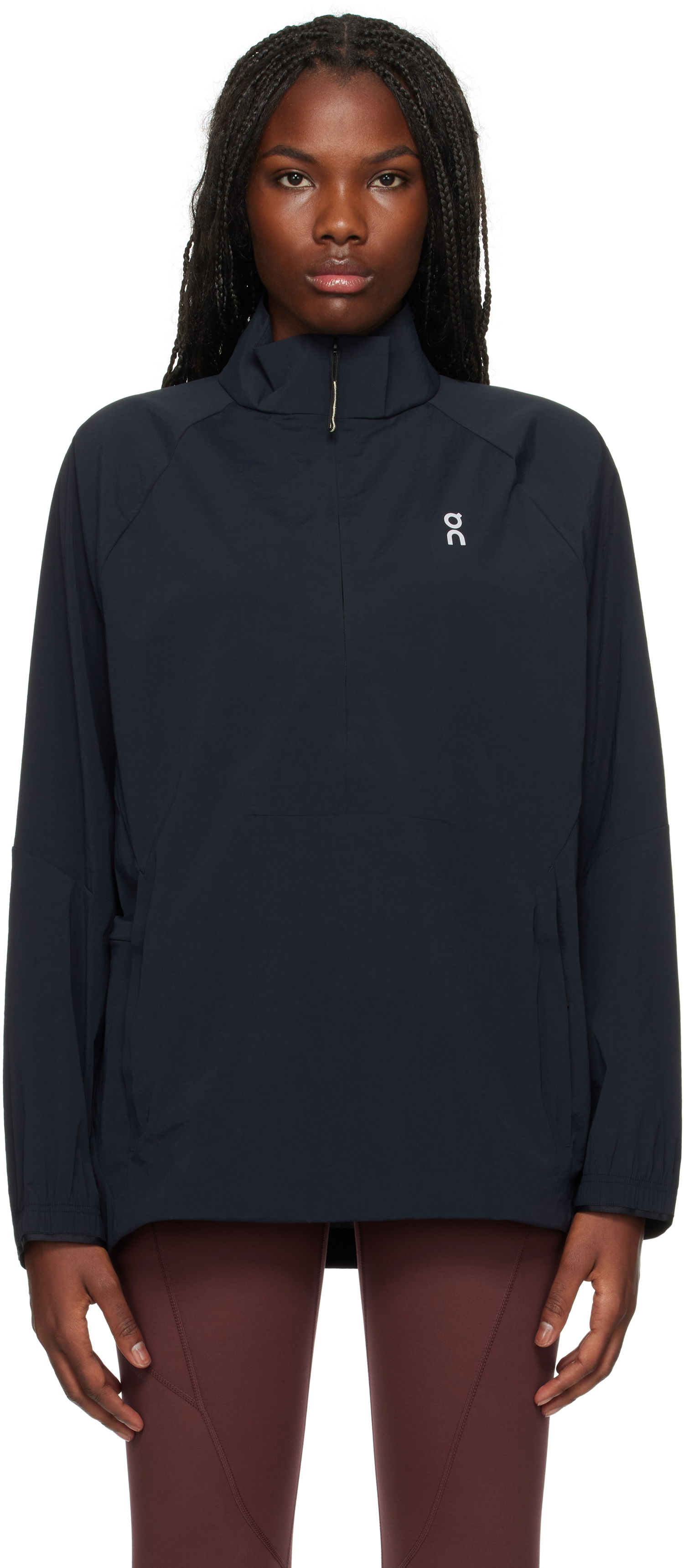 Takki On Running Half-Zip Jacket Musta | 1WE30410553, 0