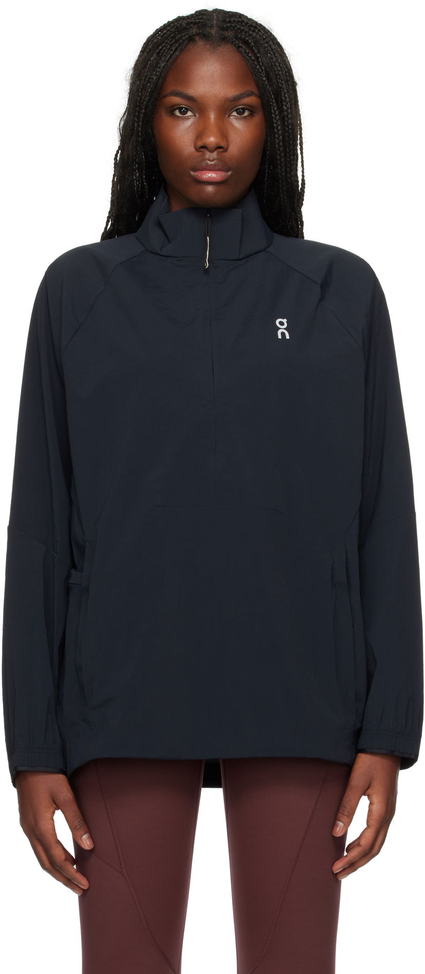 Takki On Running Half-Zip Jacket Musta | 1WE30410553