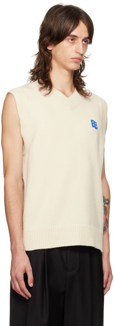 Villapaita ADER ERROR Sleeveless Knit Vest Beige | BMSGFYKT0201OT, 4