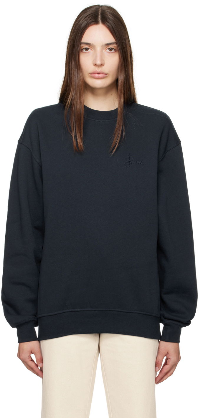 Villapaita A.P.C. JW Anderson x Crewneck Tummansininen | COGVB-M27830, 0