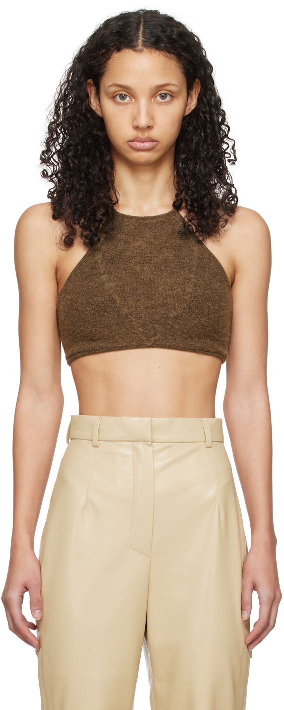 Tankkitoppi Nanushka Sarda Camisole Top Beige | NW24RSTP03078
