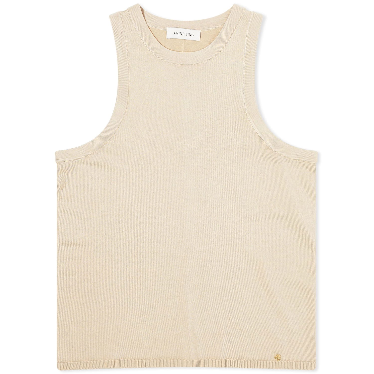 Tankkitoppi Anine Bing Noel Top, Size Large Beige | A-09-4318-290, 0