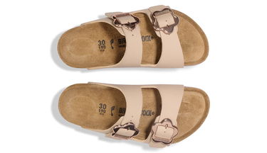 Tennarit ja kengät Birkenstock Arizona Flower Buckle Birko-Flor Regular Fit Sandals Beige | 1030439, 5