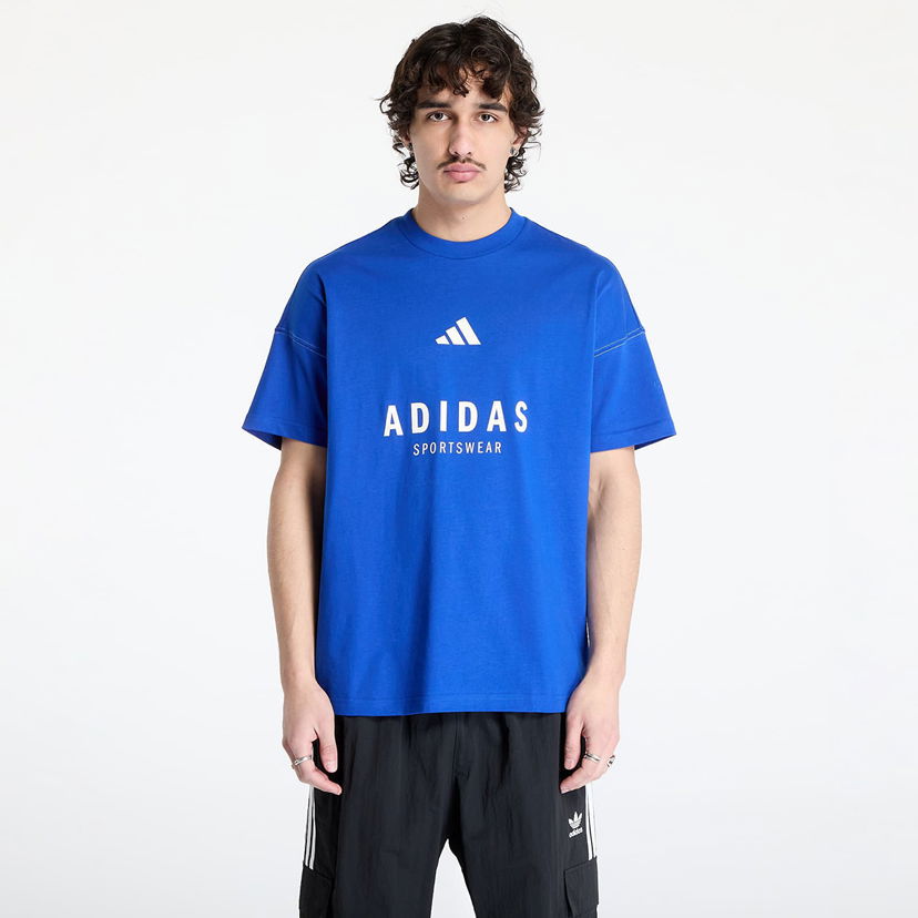 T-paita adidas Performance All Szn Graphic T-Shirt Sininen | JJ3661