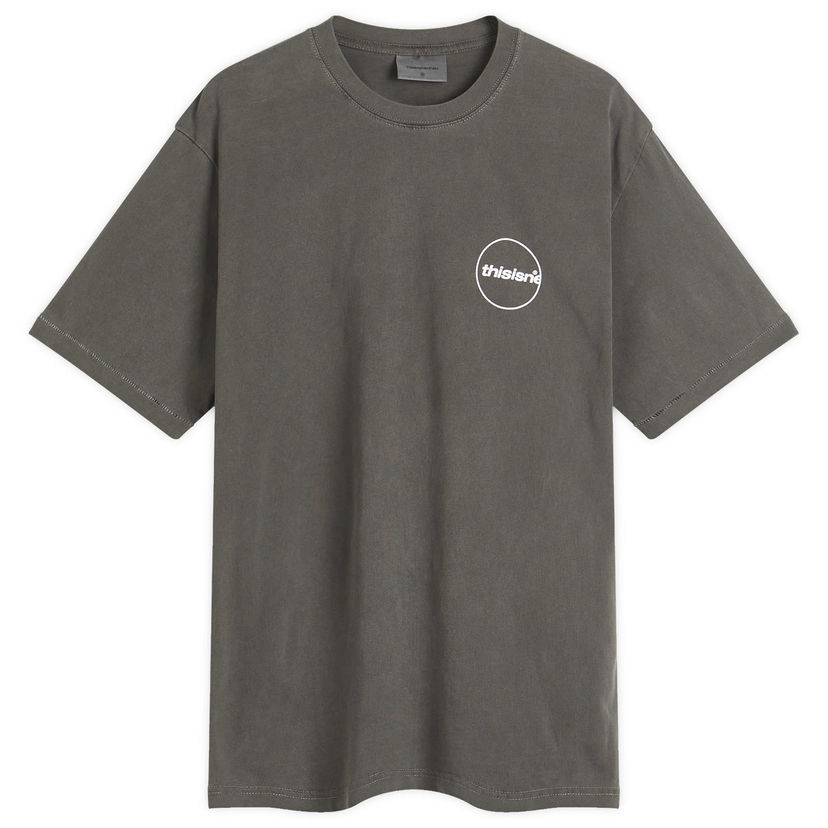 T-paita thisisneverthat thisisneverthat C-Logo T-Shirt, Size Large Harmaa | TN250TTSST04-CHAR
