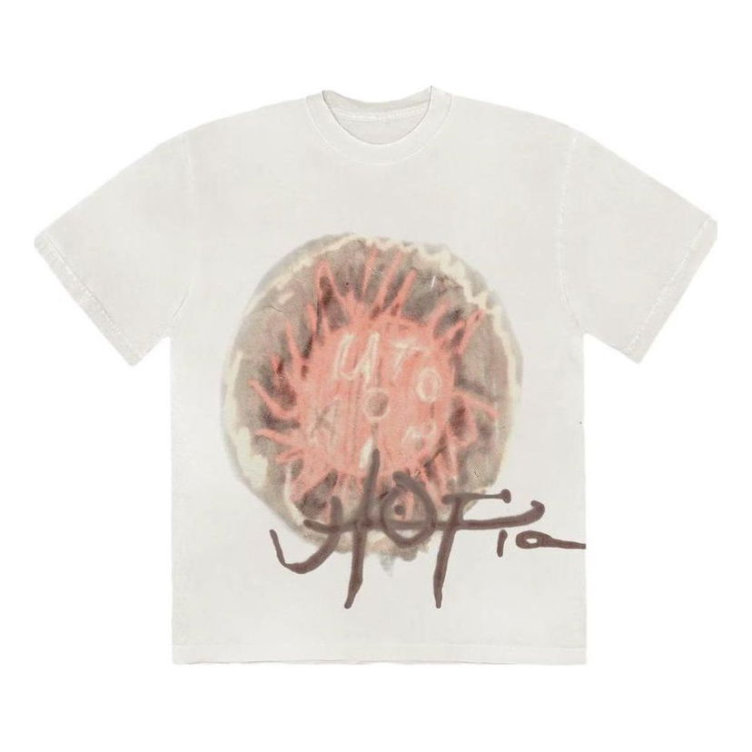 T-paita Cactus Jack by Travis Scott Travis Scott Utopia C3 T-Shirt Valkoinen | TSUT-BS03