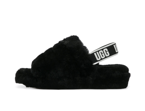 Tennarit ja kengät UGG Fluff Yeah Slide "Black" W Musta | 1095119 BLK
